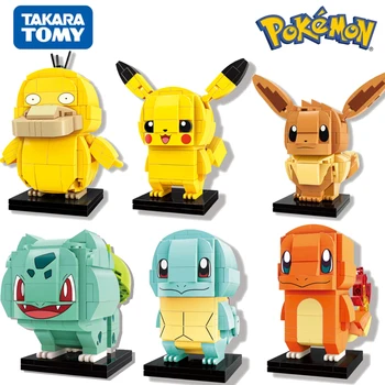 Yeni Anime Pokémon Yeni Serisi Yapı Taşı Charizard Venusaur Pikachu LegoED Oyuncak Modeli Takım DIY Yapı Taşı Çocuk Oyuncakları Hediye