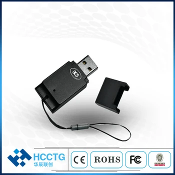 ACR39T-A1 Acs Taşınabilir Mini Akıllı kart okuyucu IC Çip İletişim kart okuyucu Yazar USB Arayüzü