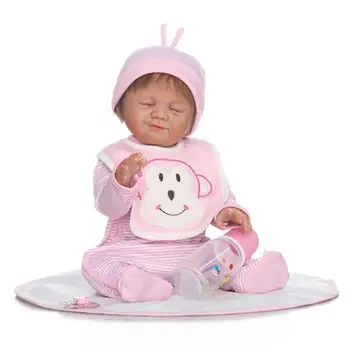 silikon bebek bebekler benzerlik Gerçek Gibi Gülen Bonecas Bebek Reborn Doğum Günü Noel Hediyesi Kızlar için Tam Vinil Bebekler oyuncak sıcak satış