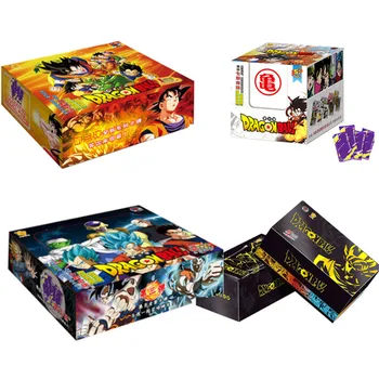 Dragon topu YENİ Orijinal Deluxe Edition Anime Figürleri Son Goku Bronzlaşmaya Baraj Flaş Koleksiyon Kartları Oyuncaklar Hediye Çocuklar için