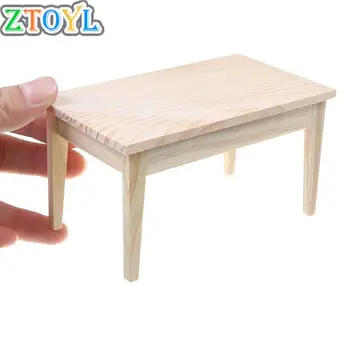 1/12 Mini yemek masası mobilyası Model Oyuncaklar Bebek İçin seramik karo 1/12 Dollhouse Minyatür Aksesuarları