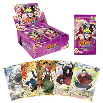 Toptan Naruto Toplama Kartları Tam Set Tire2 Dalga 6 Güçlendirici Kutusu Kayou Uzumaki Uchiha Oyun Cartas noel hediyesi