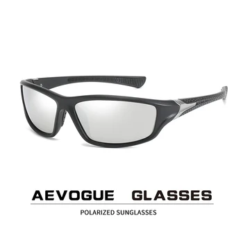 AEVOGUE Erkekler Polarize Spor Güneş Gözlüğü Rüzgar Geçirmez Ayna Sürme Gözlük Açık Sürüş Toz Geçirmez Gözlük UV400 AE1114