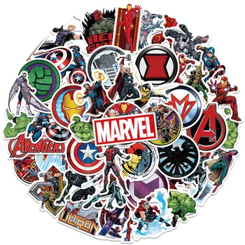 10/25/50 Adet Marvel Film Avengers Çıkartmalar Disney Çıkartmalar Su Geçirmez Oyuncak Çıkartmaları Parti Hediye için