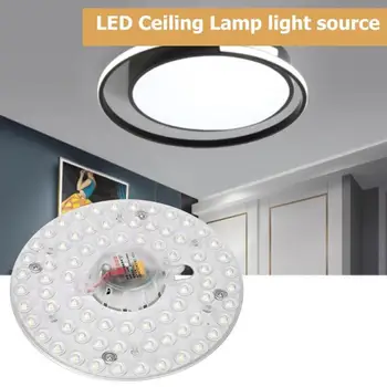 36 W 34 W 18 W 12 W LED halka PANELİ daire ışık SMD ampuller LED yuvarlak tavan panosu dairesel lamba kurulu AC 220 V 230 V 240 V LED aydınlatma