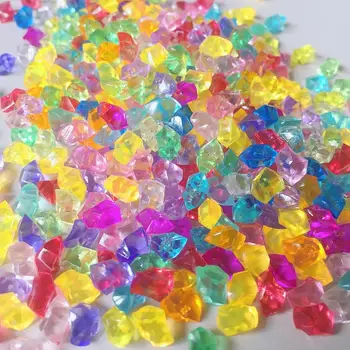 1000 Adet/grup 6*9*5mm Akrilik Kristal Elmas Piyon Düzensiz Taş Satranç Tahtası İçin Oyun Parçaları Oyun Aksesuarları Çok Renkler